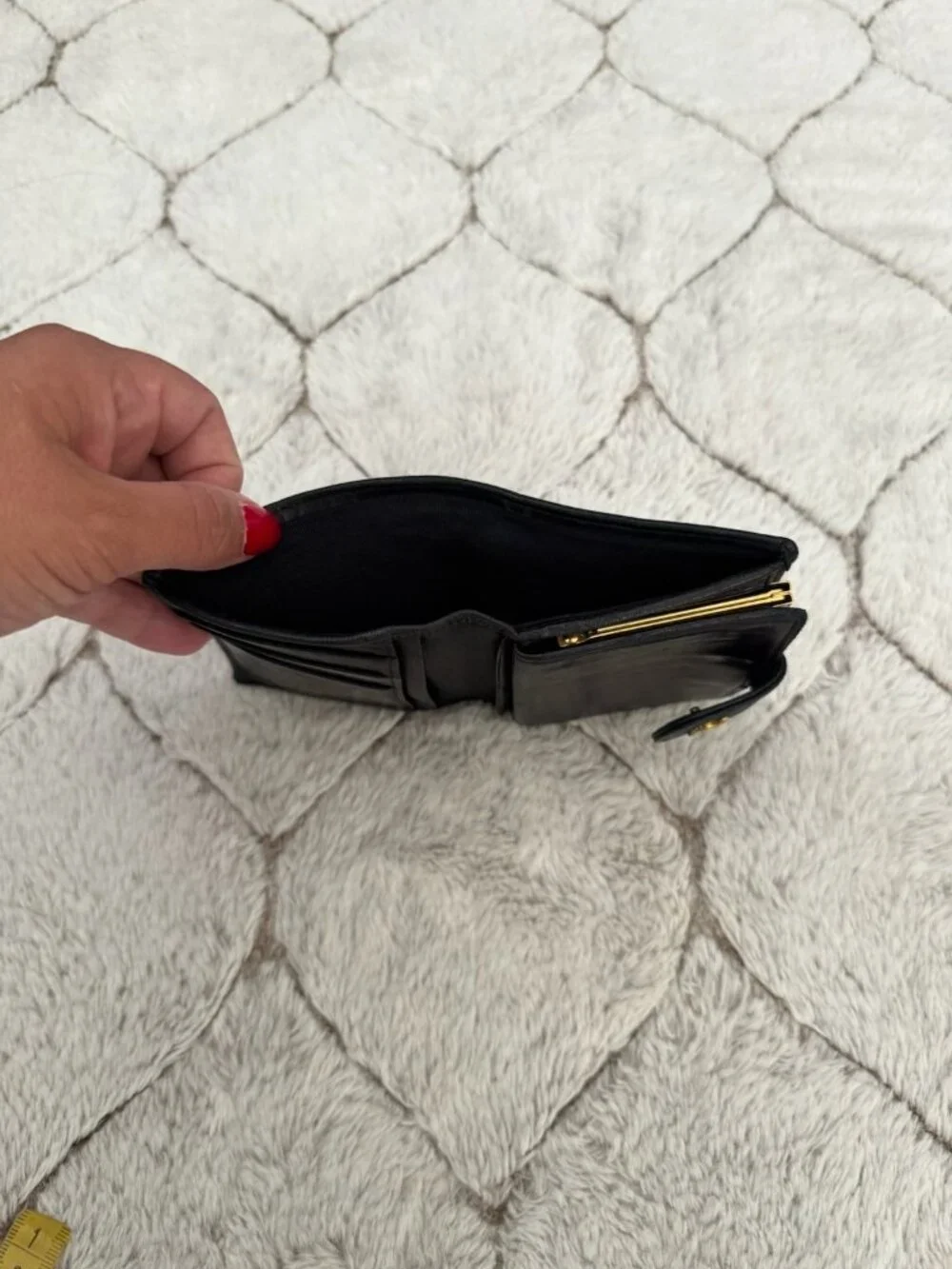 Chanel Timeless CC Lambskin Kisslock Compact Wallet